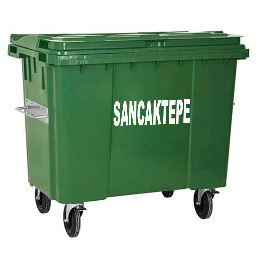 Sancaktepe 1100 Litre Plastik Çöp Konteyneri